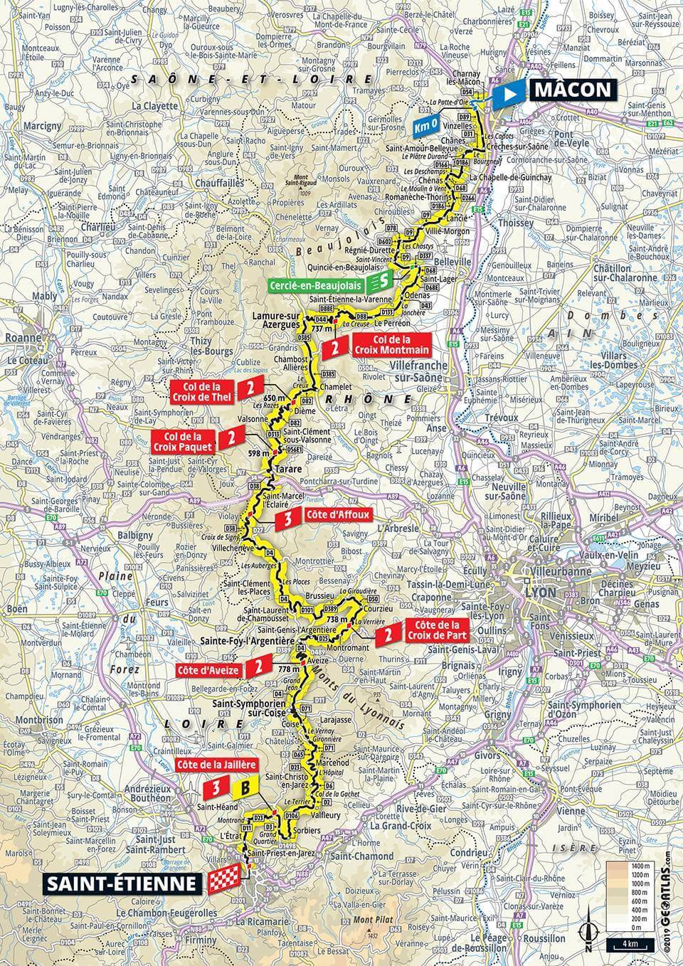 Stage 8 - Macon to St Etienne • Le Loop