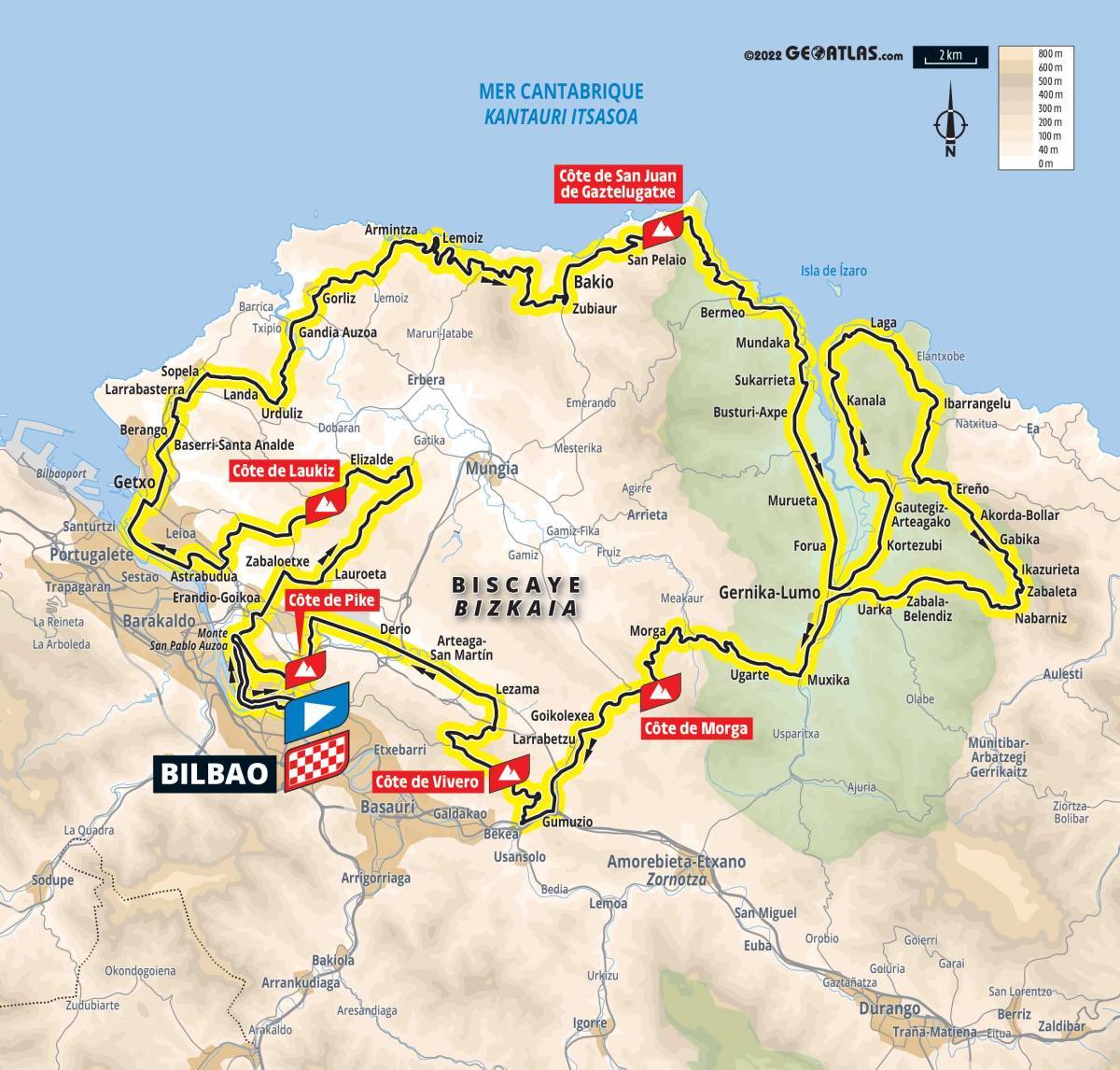 tour the france live map