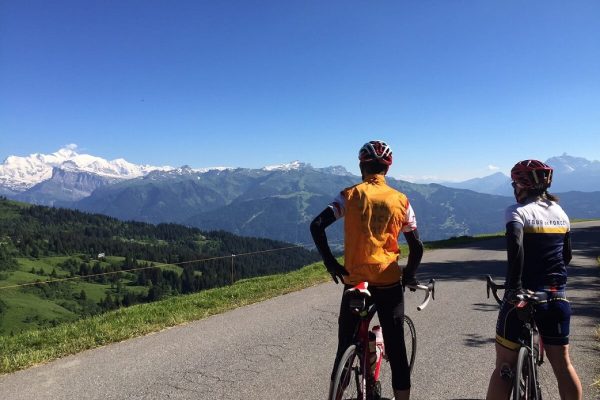 Joux Plane with Mont Blanc