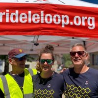 Le Loop staff and gazebo