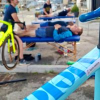 Massage at finish line